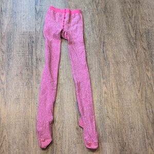 Hanna Andersson Sparkly Pink Tights